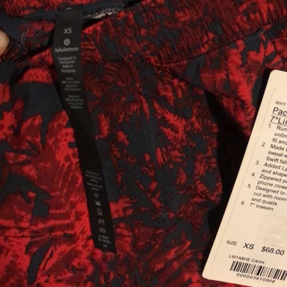 NEW Lululemon Pace Breaker Short 7*linerless - Picture 3 of 4